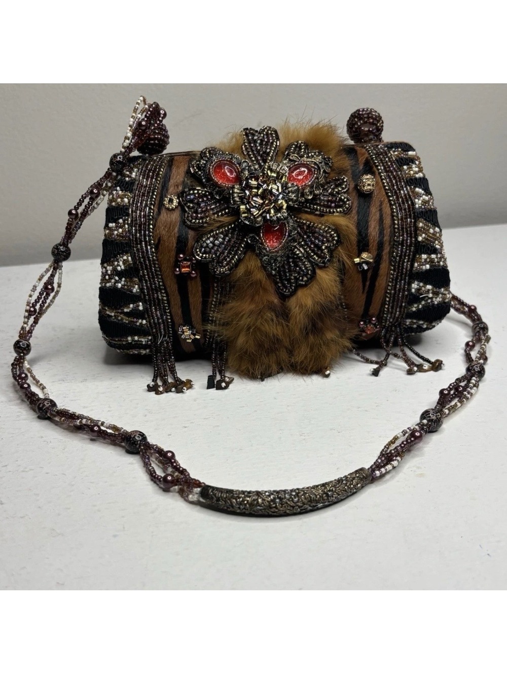 Mary Frances Dangerous Beaded Handbag READ